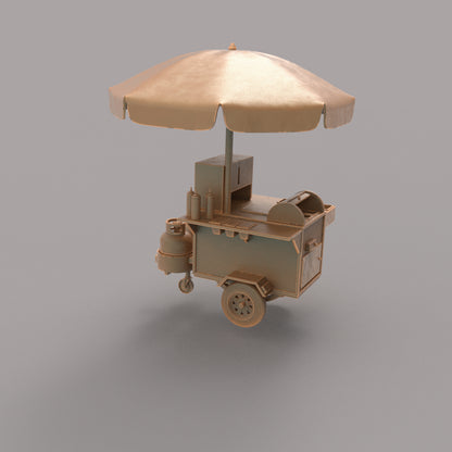 MM1321 Model Railway - Hot Food Cart