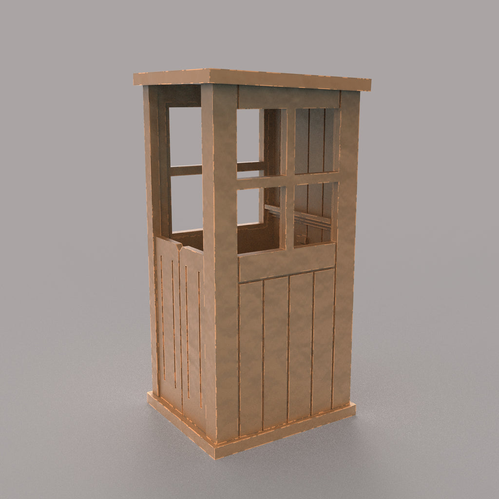 MM1324 Model Railway - Ticket collectors hut