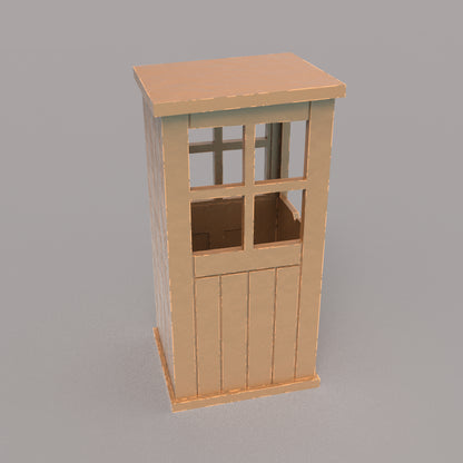 PJD010 Model Railway - Ticket collectors hut