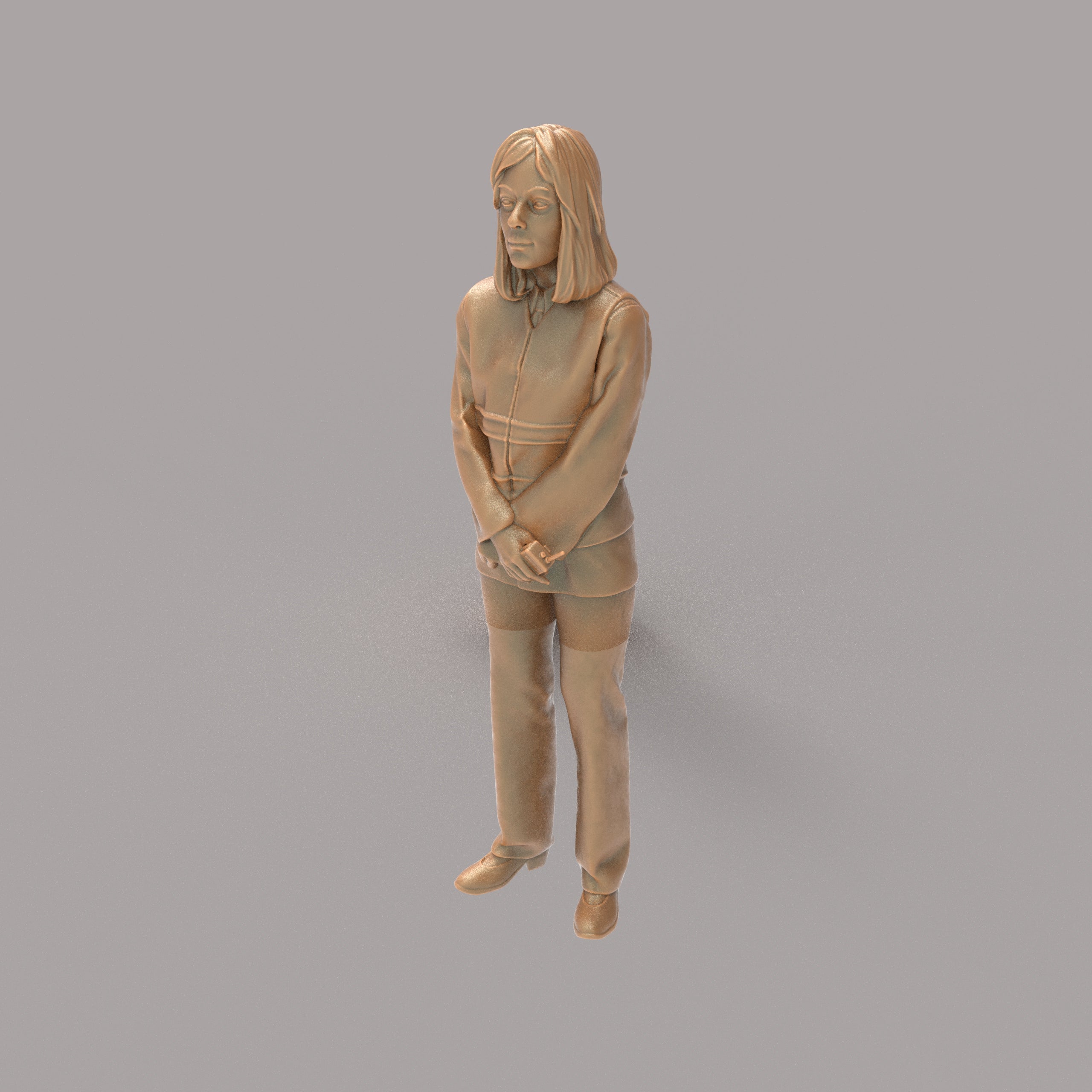 MM1334 Female Security Guard 05 – Scale Scenery And Figures
