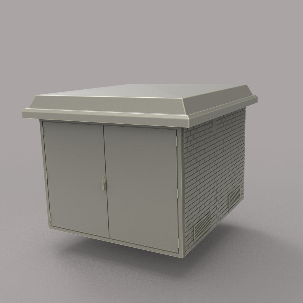 PJD065 Model Railway Electricity Substation Building