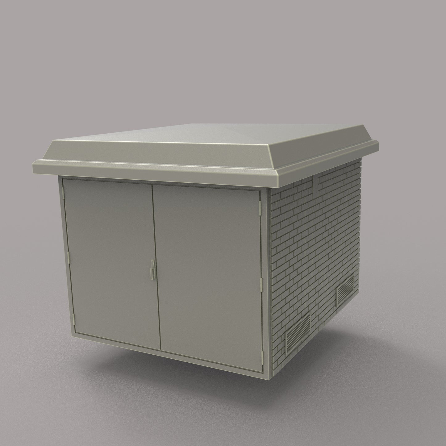 PJD065 Model Railway Electricity Substation Building