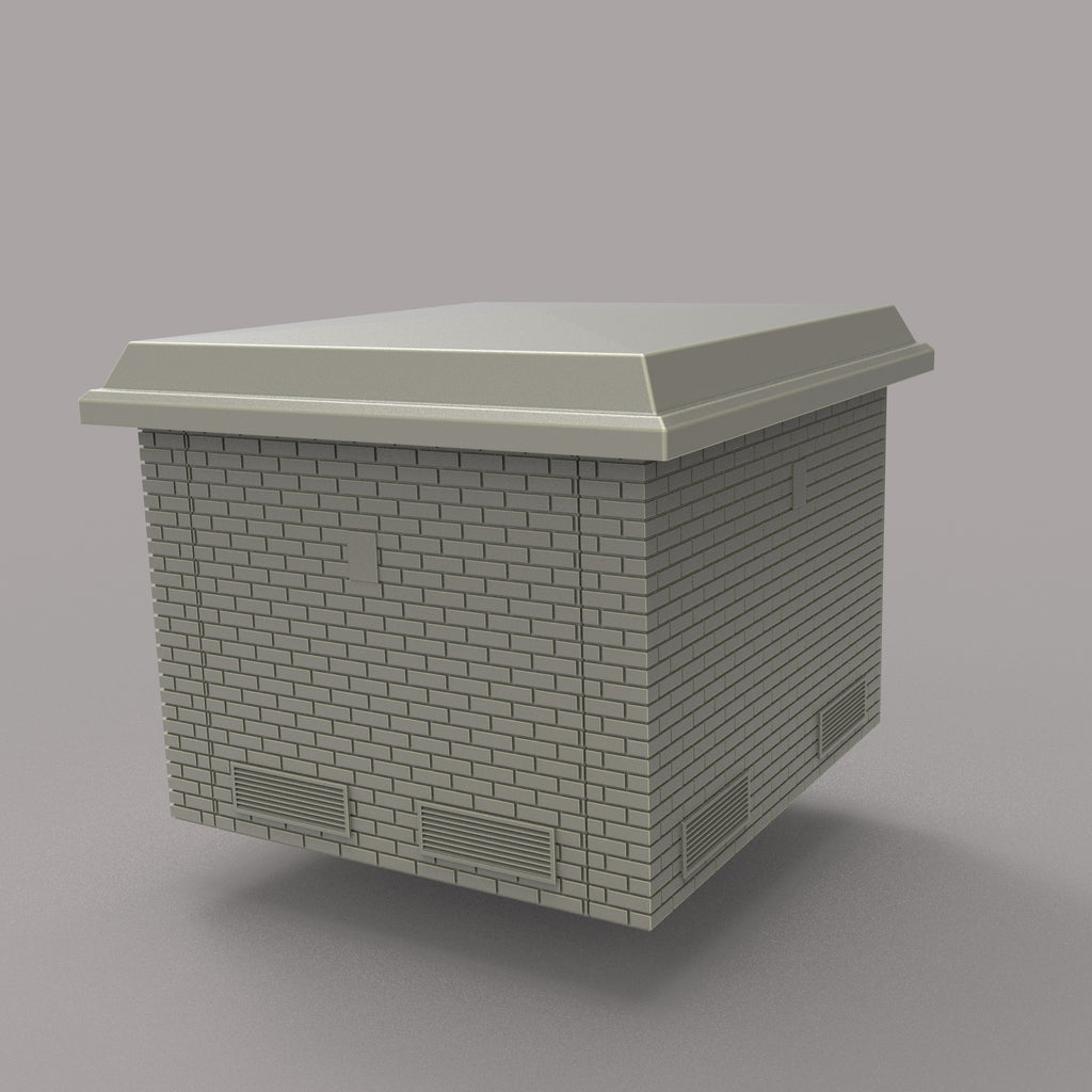 PJD065 Model Railway Electricity Substation Building