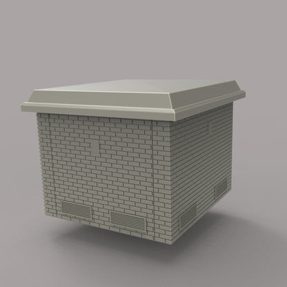 PJD065 Model Railway Electricity Substation Building