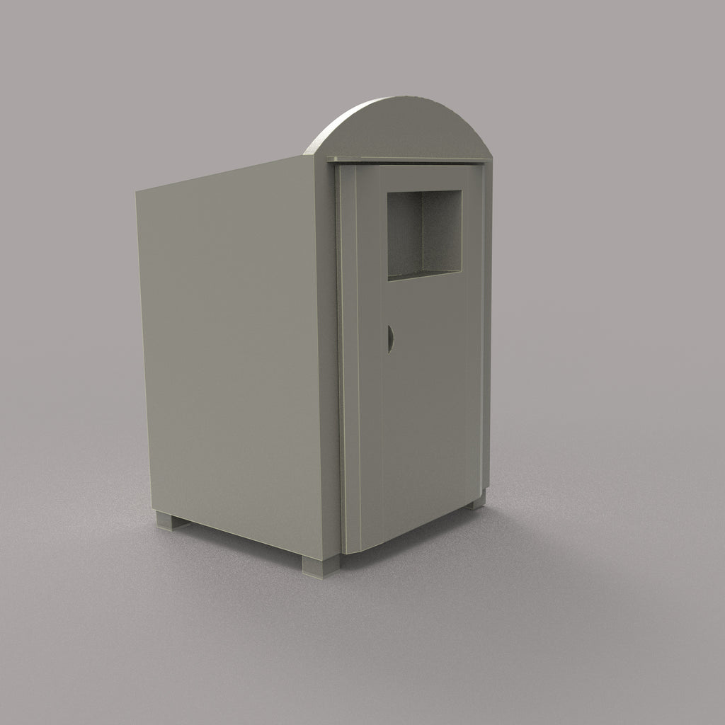 PJD110 Model Railway Recycling Shoe and Clothes Bank