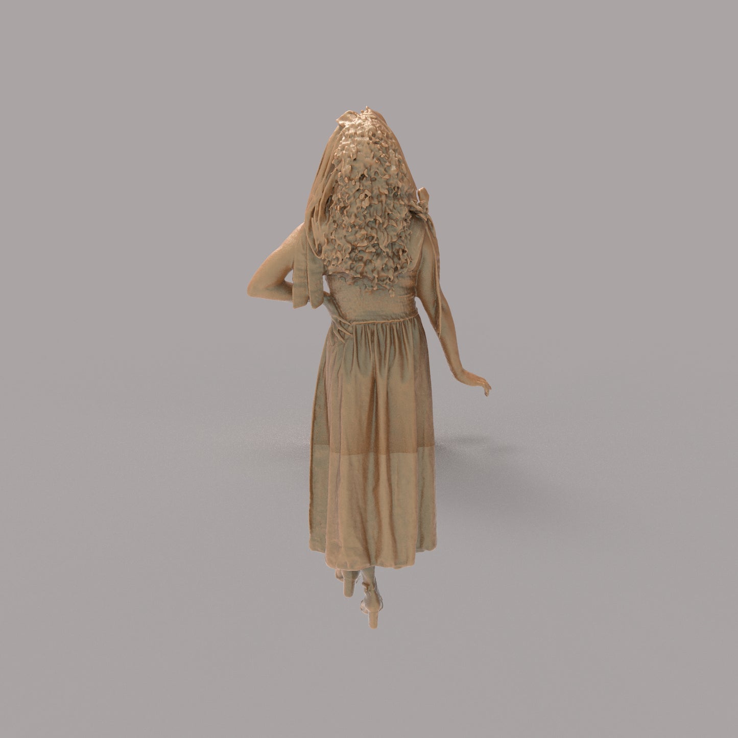 MM1399 Female in long dress