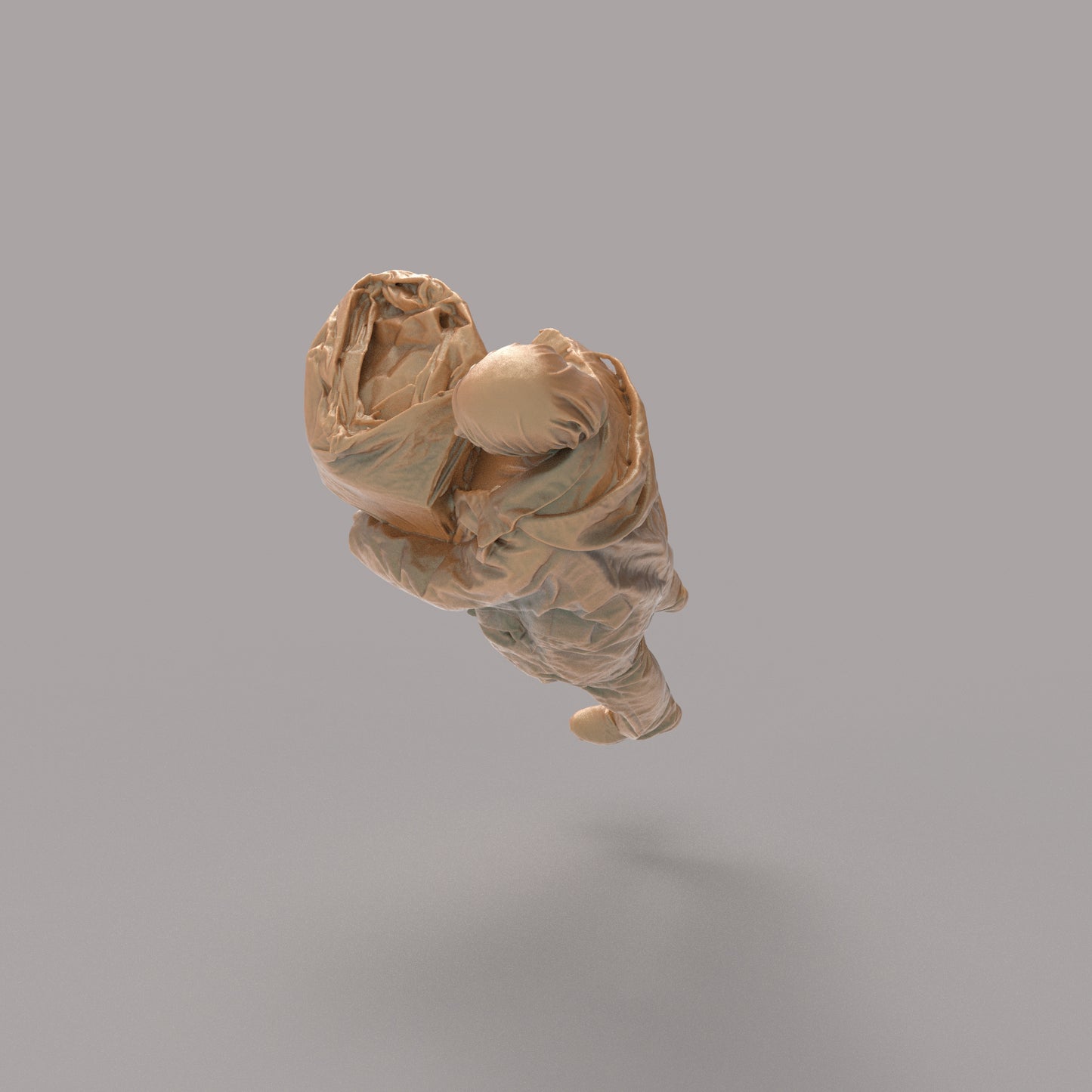 MM1401 Female carrying Rubbish bag