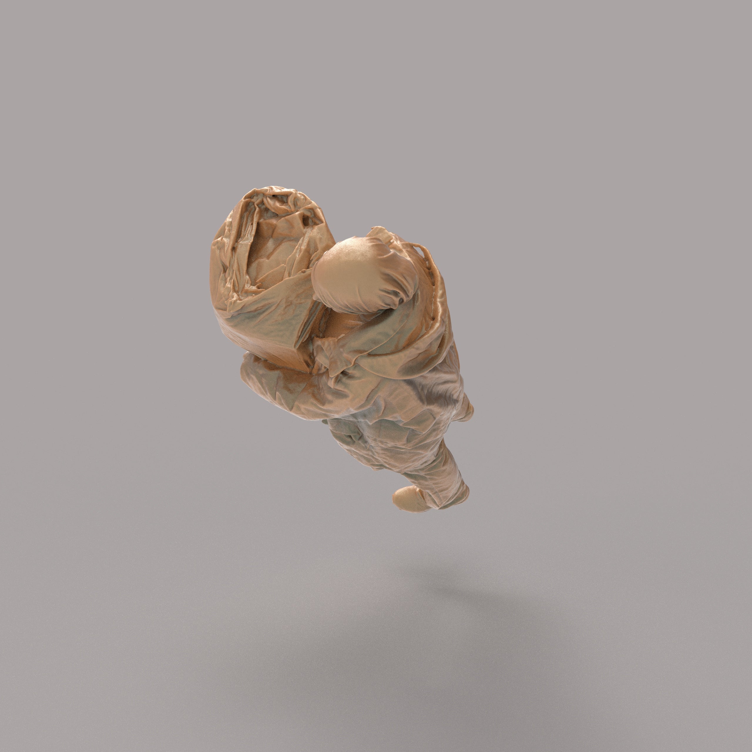 MM1401 Female carrying Rubbish bag