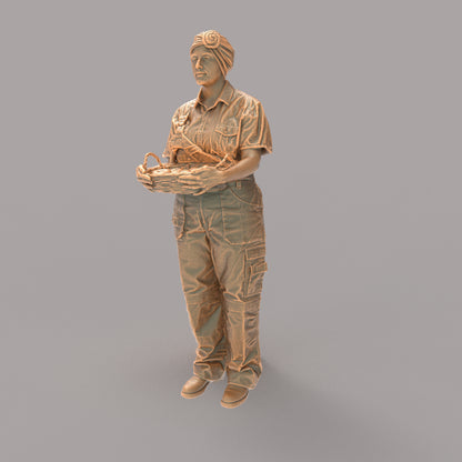 MM2141 Female farmer with basket