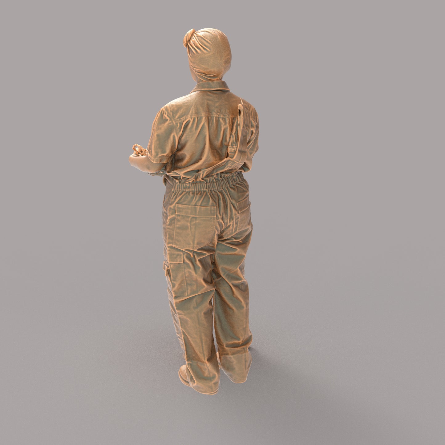 MM2141 Female farmer with basket