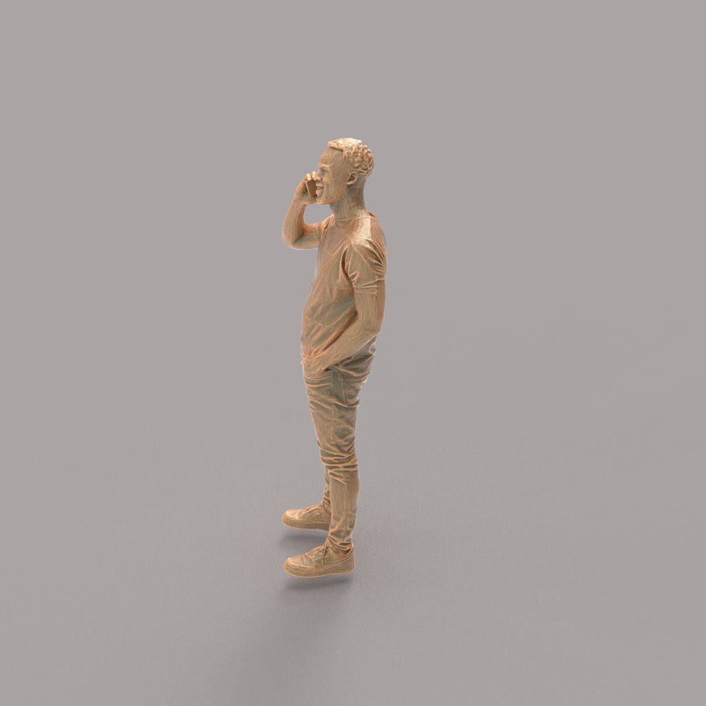 MM705 - Young Male talking on mobile phone