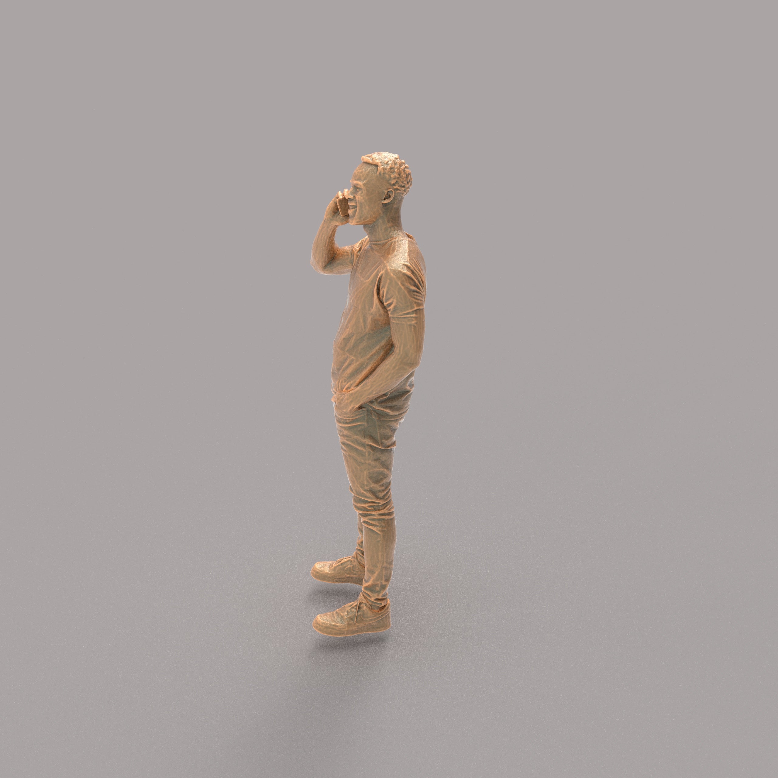 MM705 - Young Male talking on mobile phone