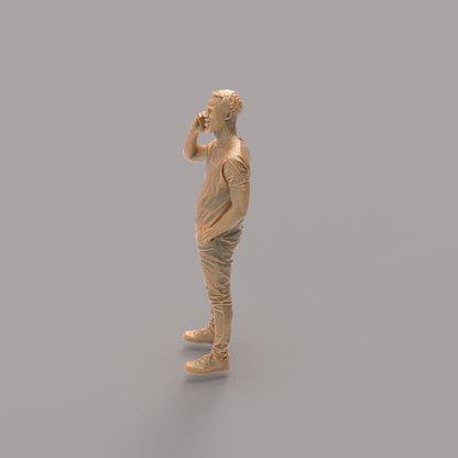 MM705 - Young Male talking on mobile phone