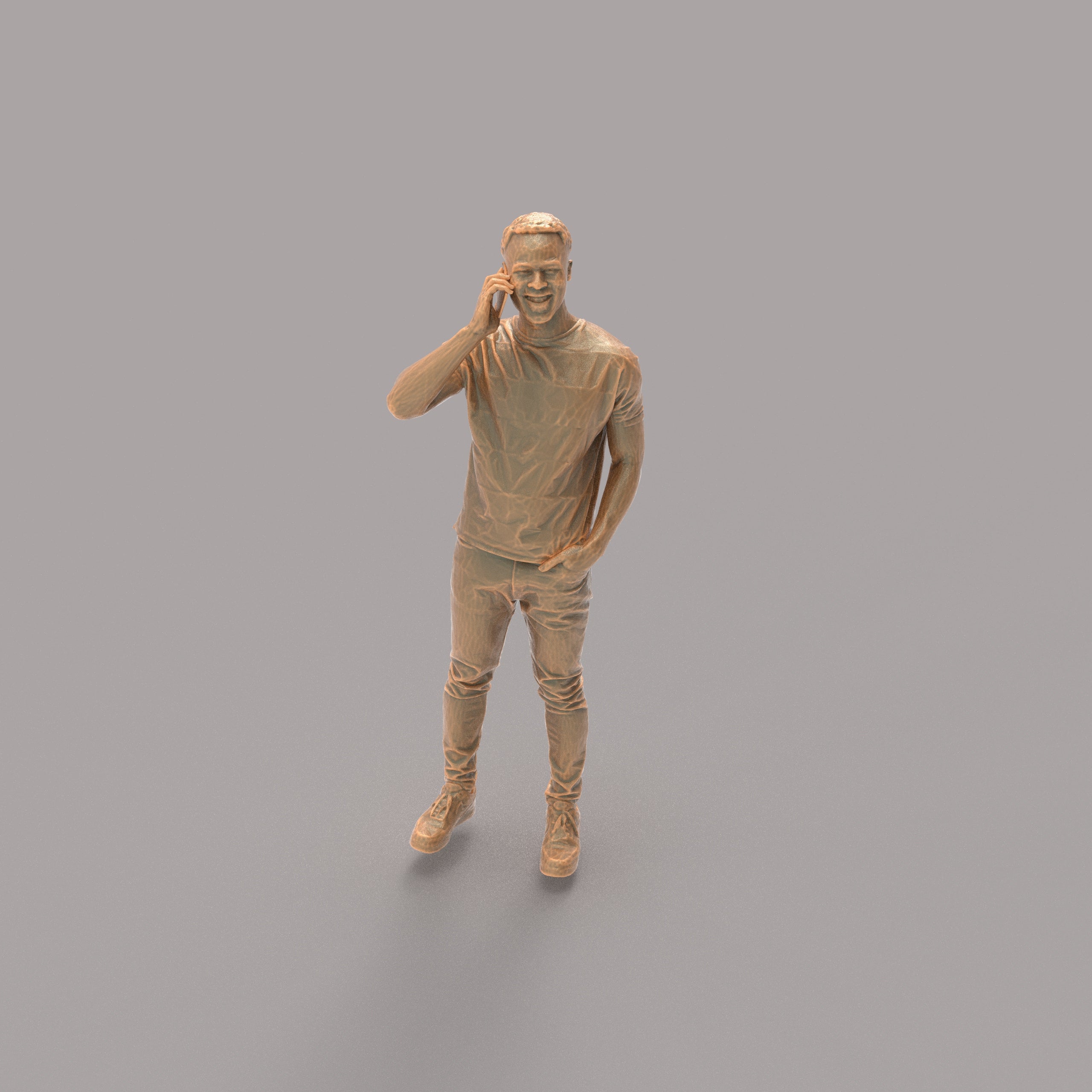 MM705 - Young Male talking on mobile phone