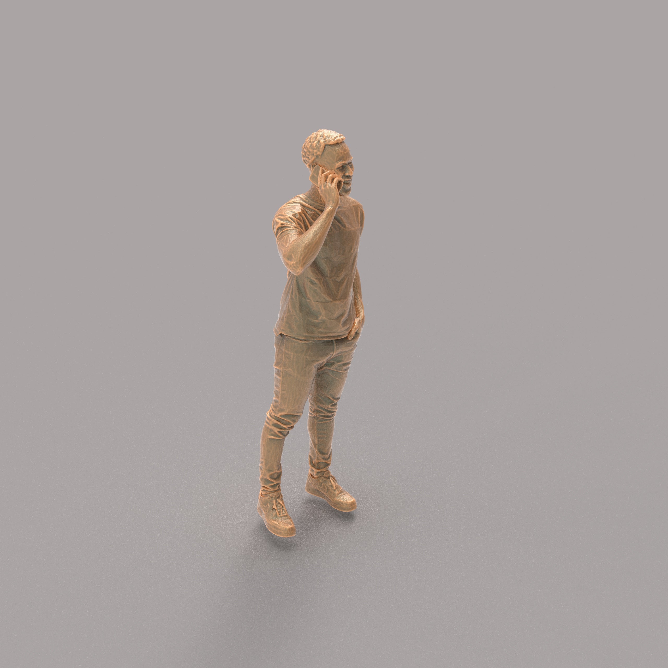 MM705 - Young Male talking on mobile phone