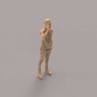 MM705 - Young Male talking on mobile phone