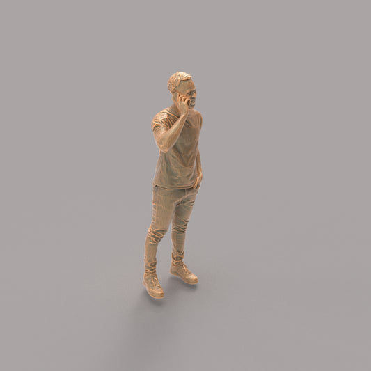 MM705 - Young Male talking on mobile phone