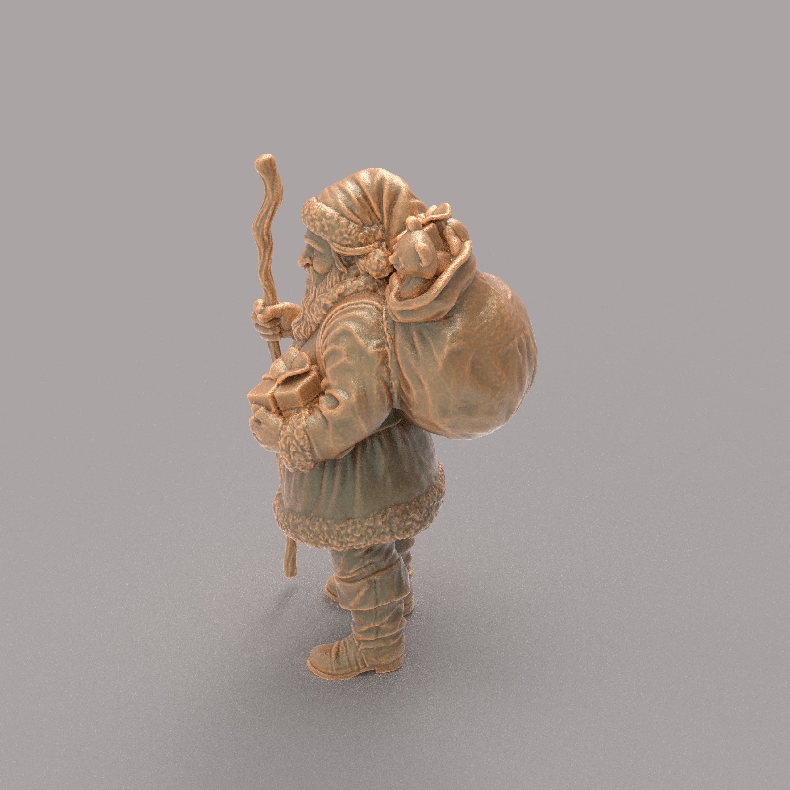 MM2149 Santa With Stick and Sack Of Toys