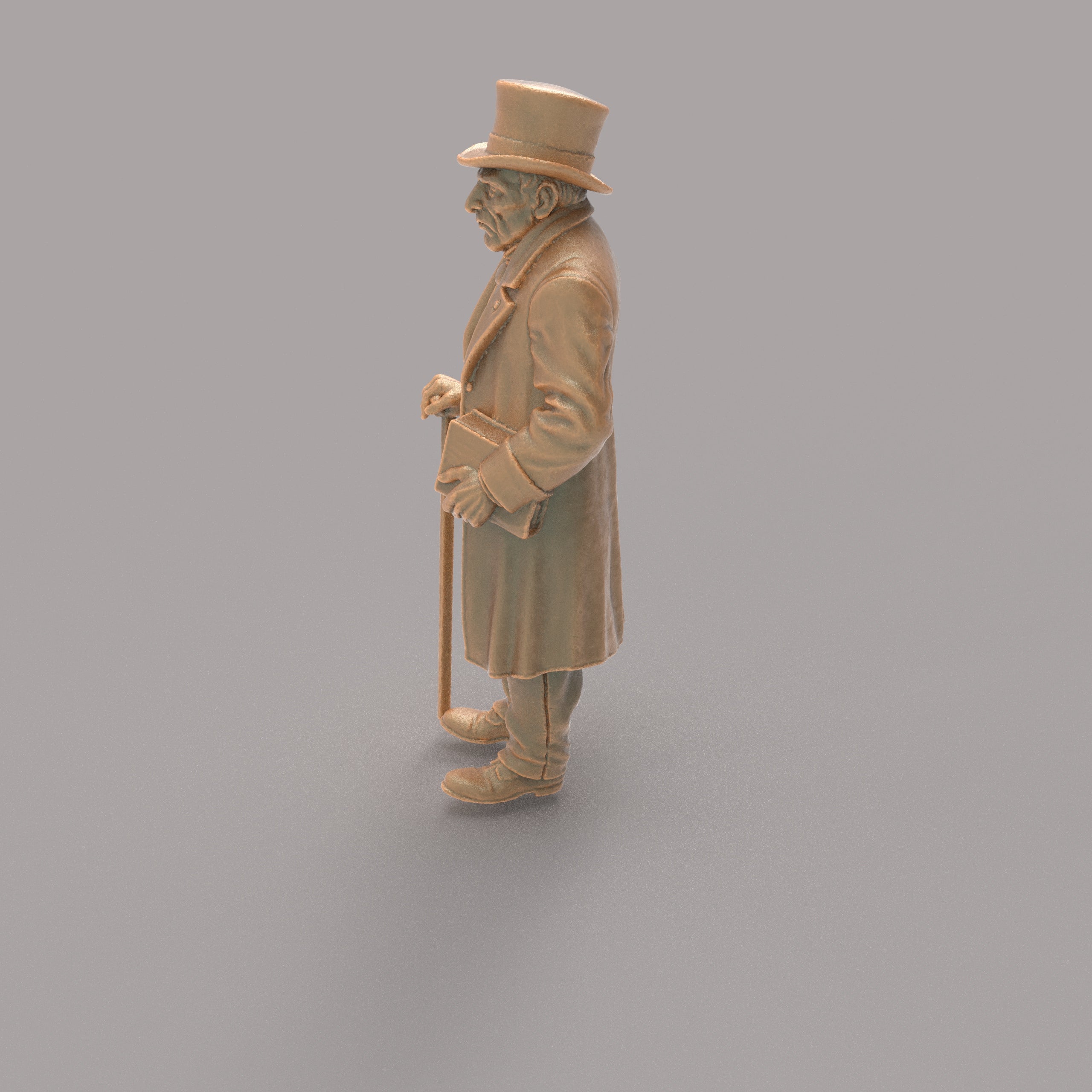 MM6006 Christmas Scenes - Scrooge in top hat