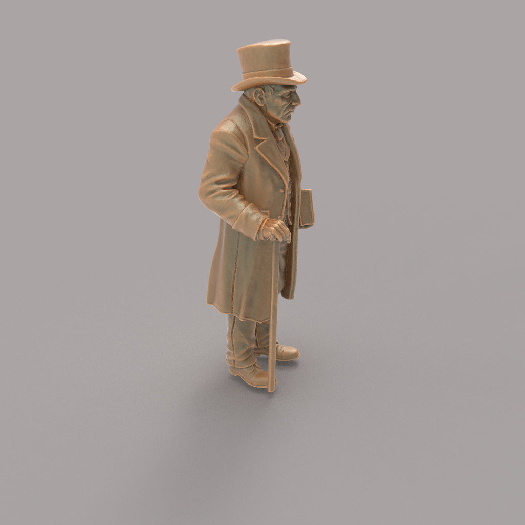 MM6006 Christmas Scenes - Scrooge in top hat