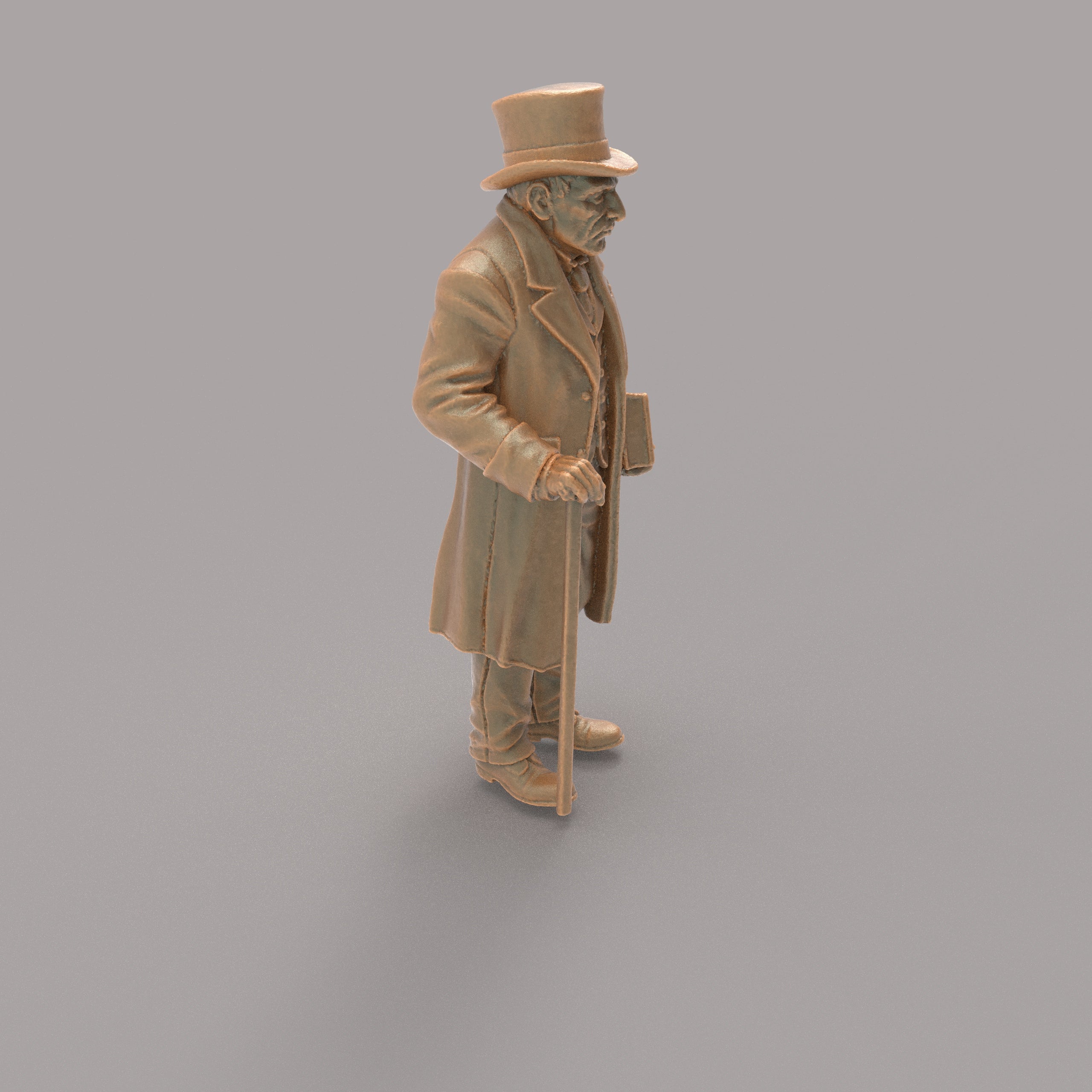 MM6006 Christmas Scenes - Scrooge in top hat