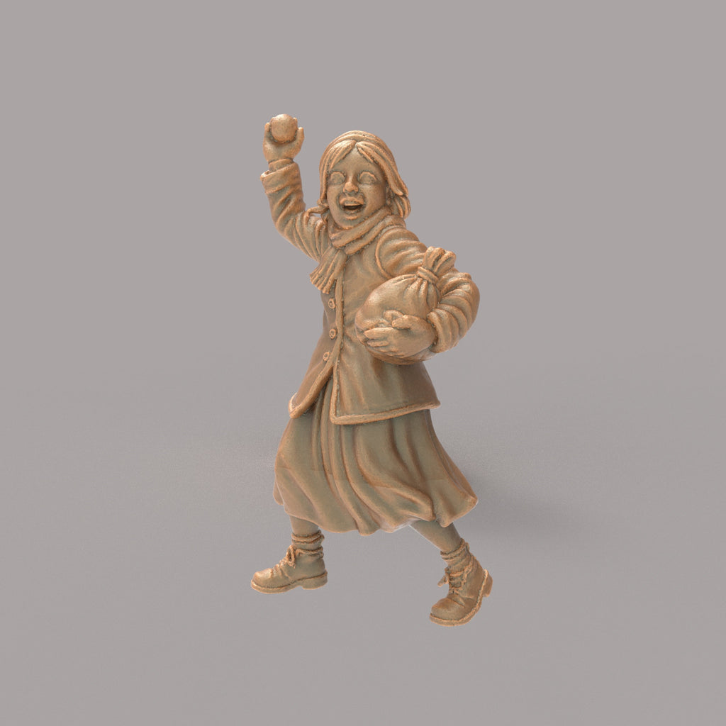 MM6011 Christmas Scenes - Bestie Throwing Snowball