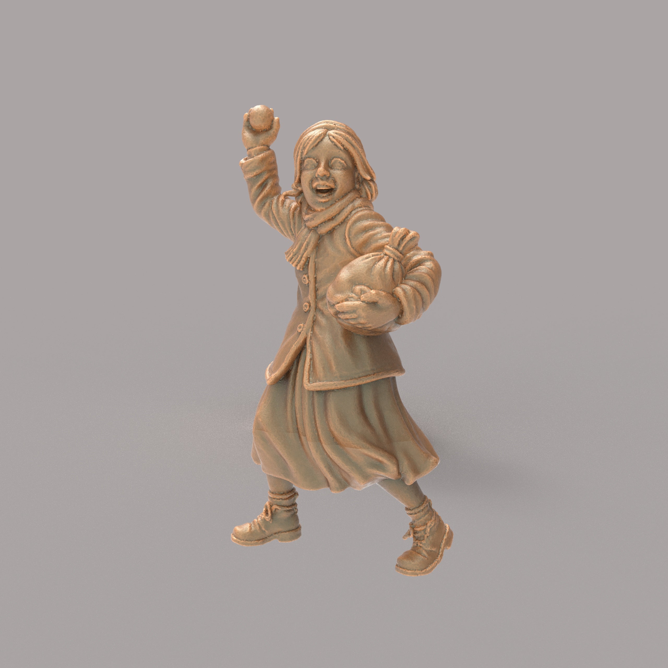 MM6011 Christmas Scenes - Bestie Throwing Snowball