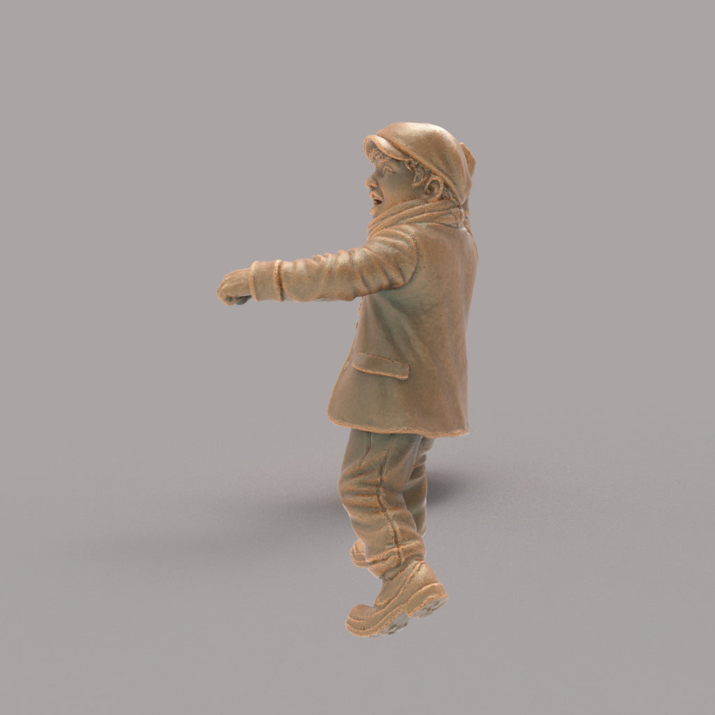 MM6014 Christmas Scenes - Small Boy Throwing Stone