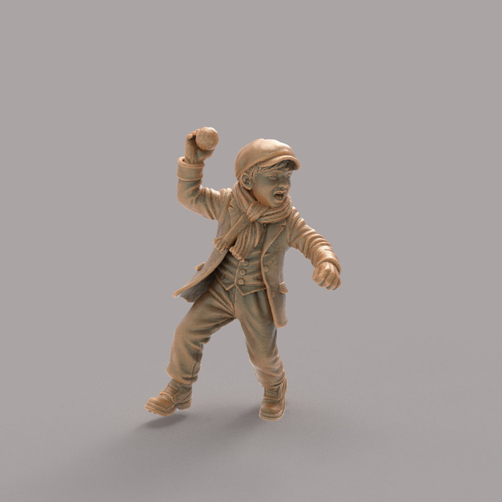 MM6014 Christmas Scenes - Small Boy Throwing Stone