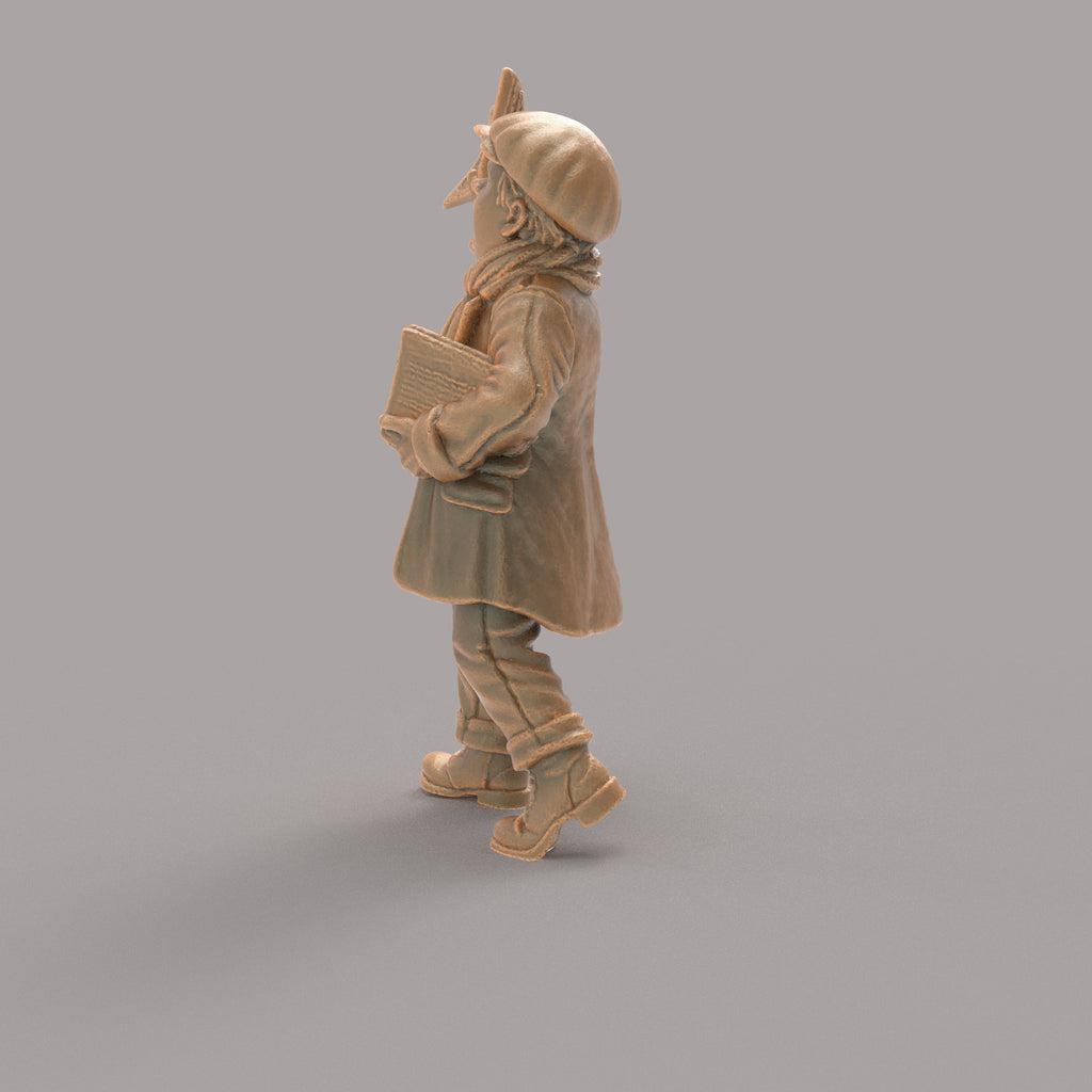 MM6016 Christmas Scenes - News Boy