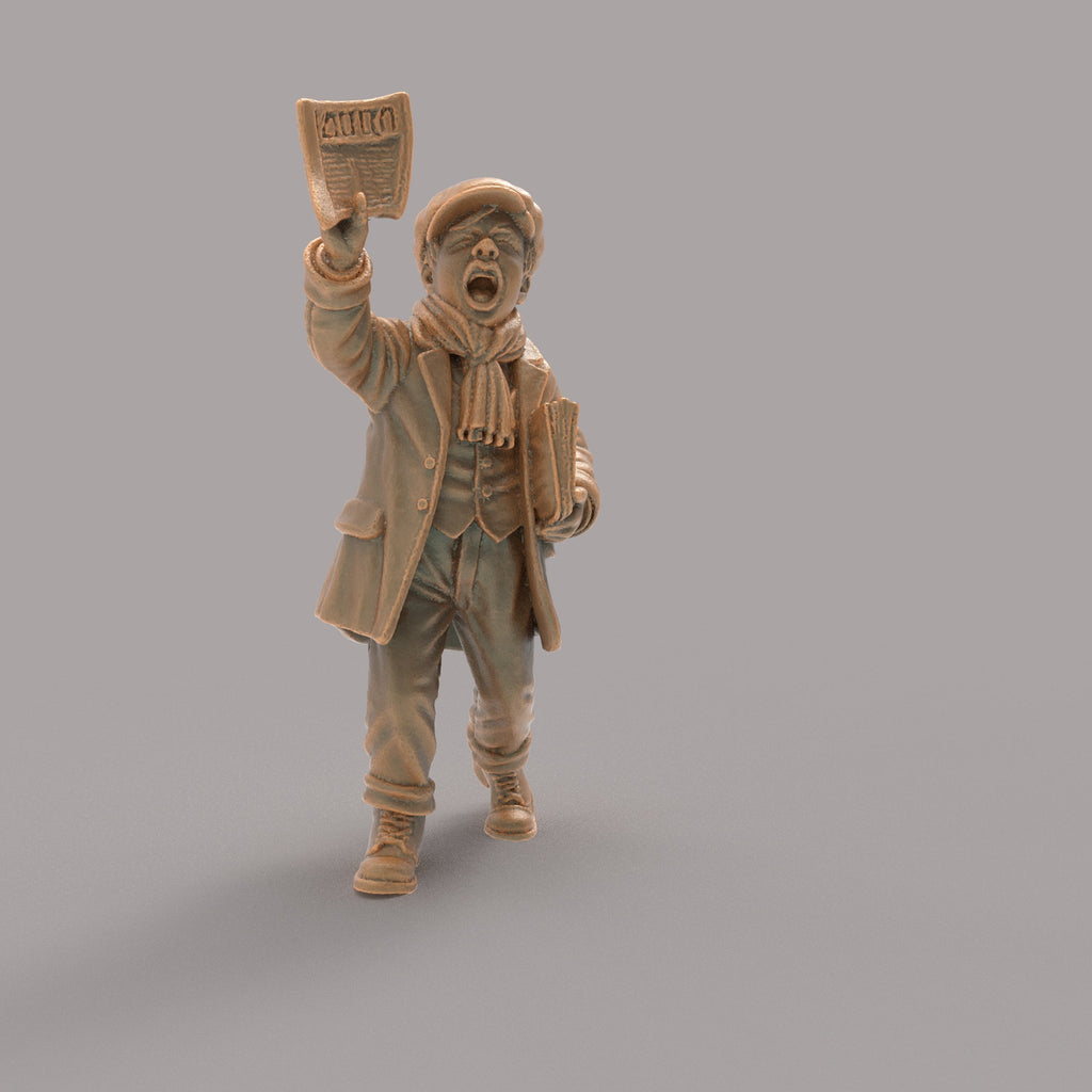 MM6016 Christmas Scenes - News Boy