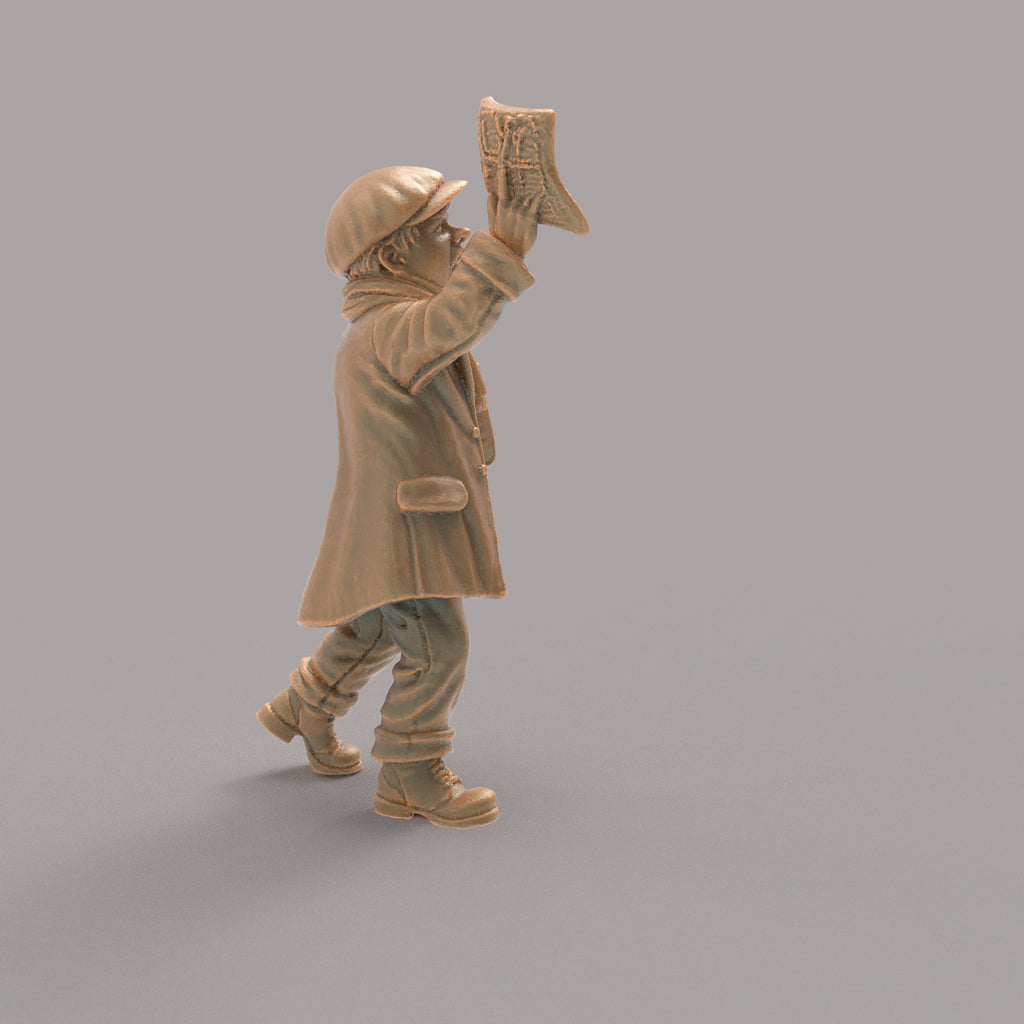 MM6016 Christmas Scenes - News Boy