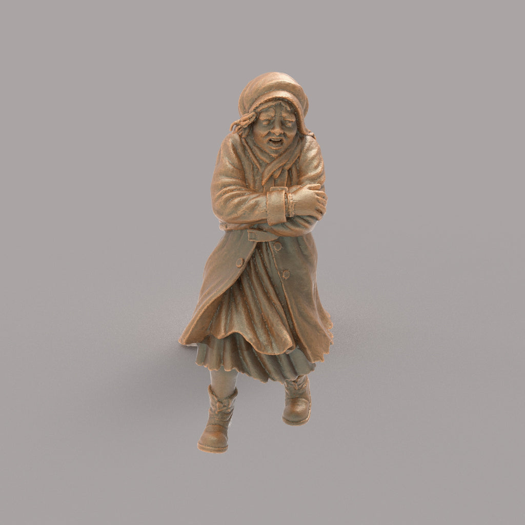 MM6022 Christmas Scenes - Upset/Cold Small Girl