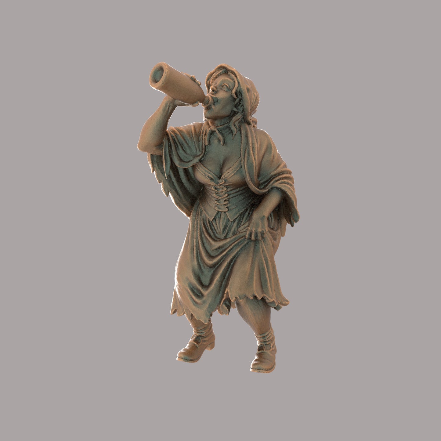 MM6027 Christmas Scenes - Lady on the Gin