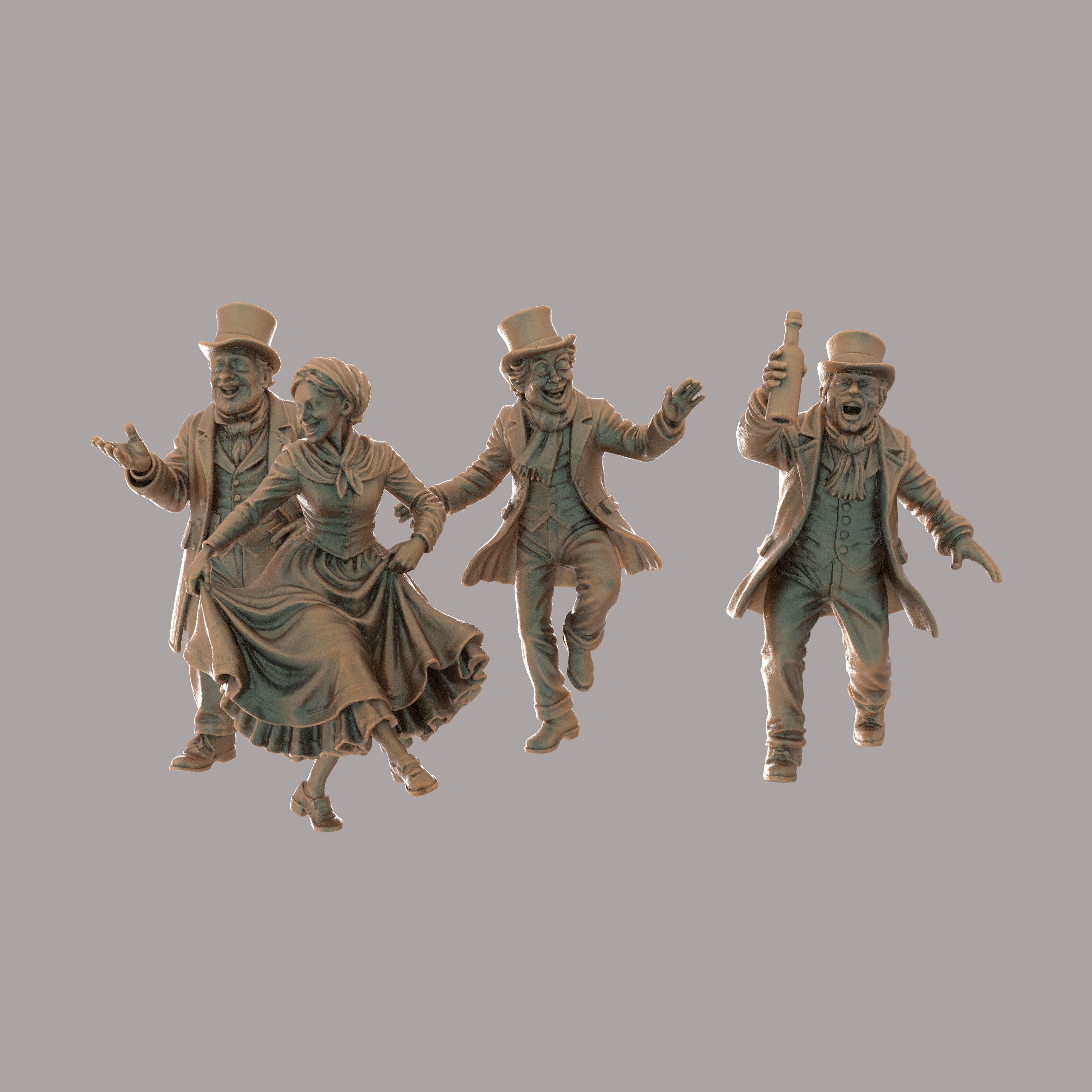 MM6032 Christmas Scenes - Drunk Dancers