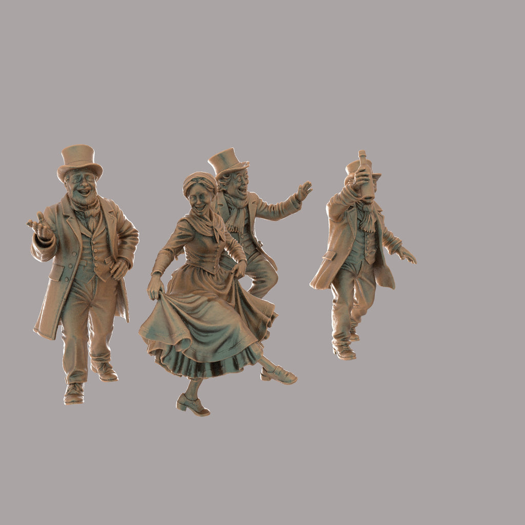 MM6032 Christmas Scenes - Drunk Dancers