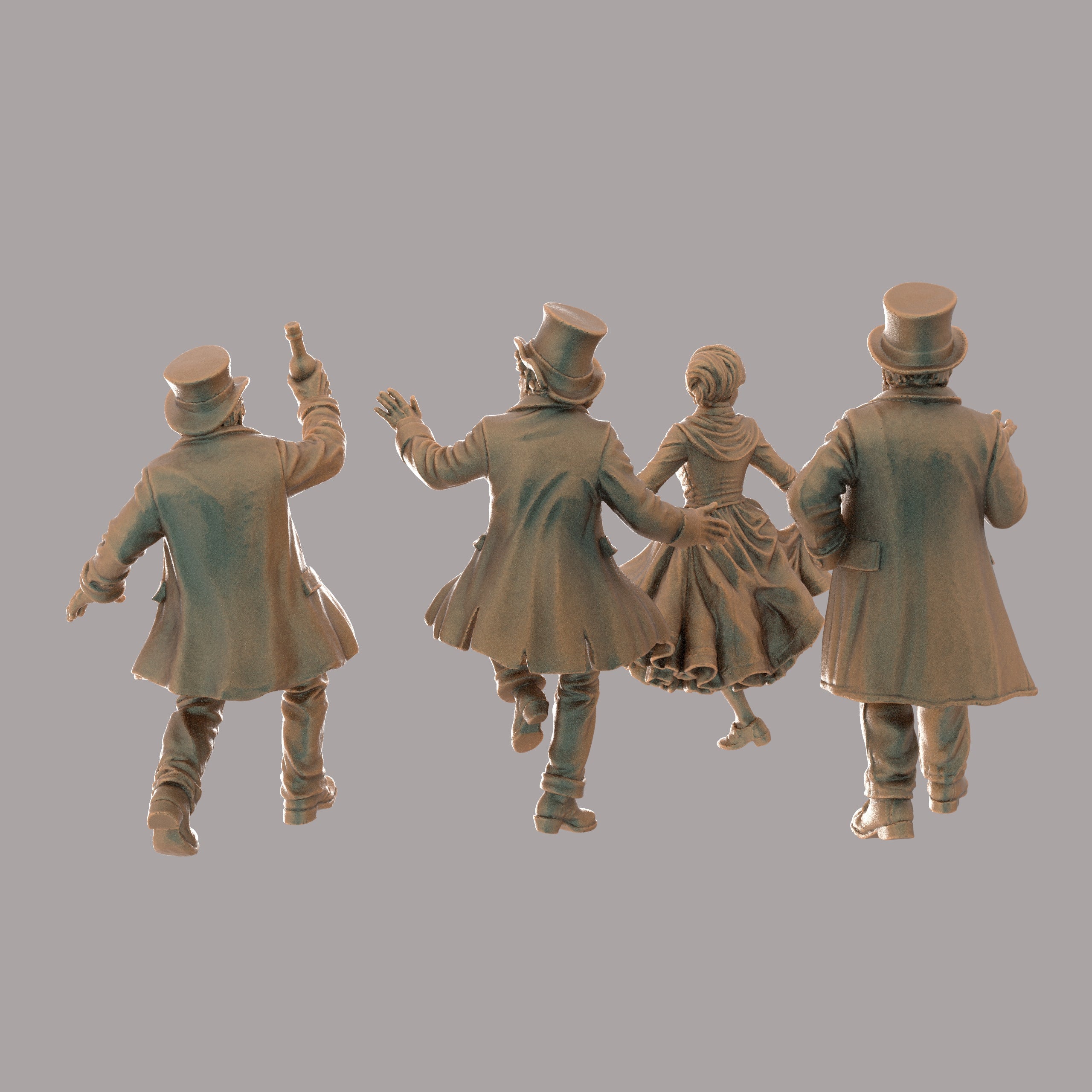 MM6032 Christmas Scenes - Drunk Dancers