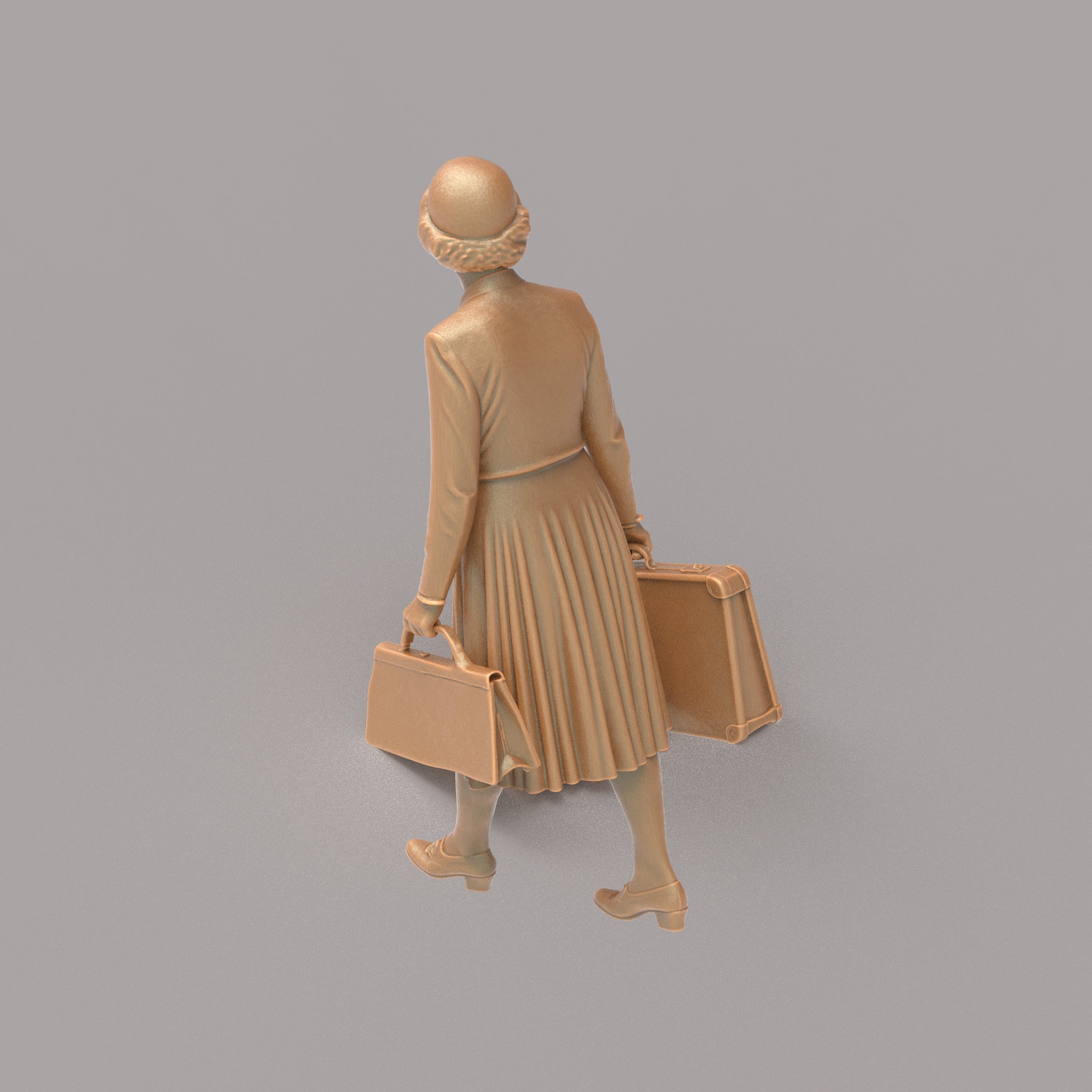 MM4164 1950 Lady and Cases