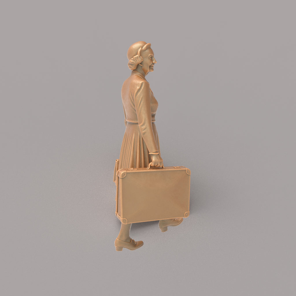 MM4164 1950 Lady and Cases