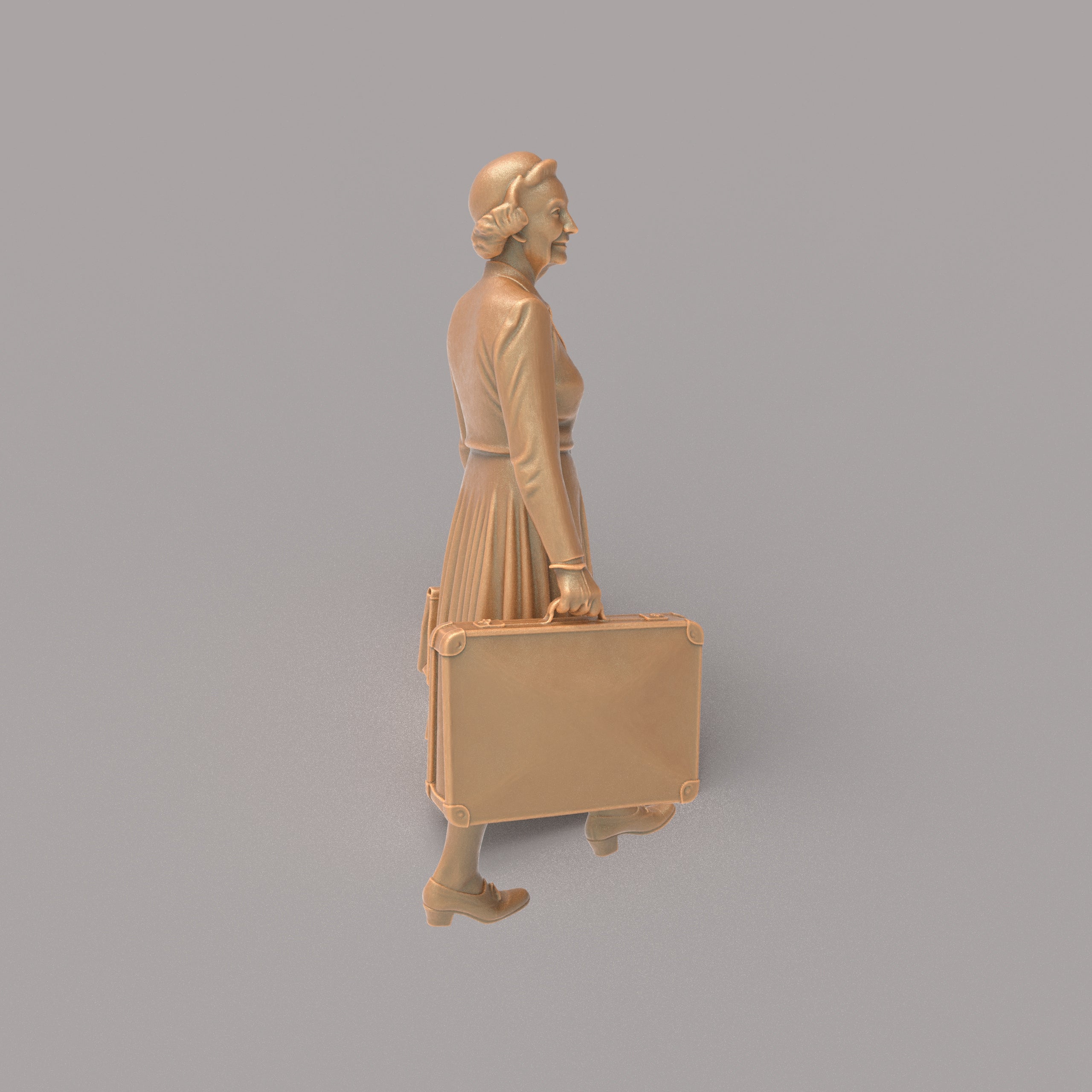 MM4164 1950 Lady and Cases