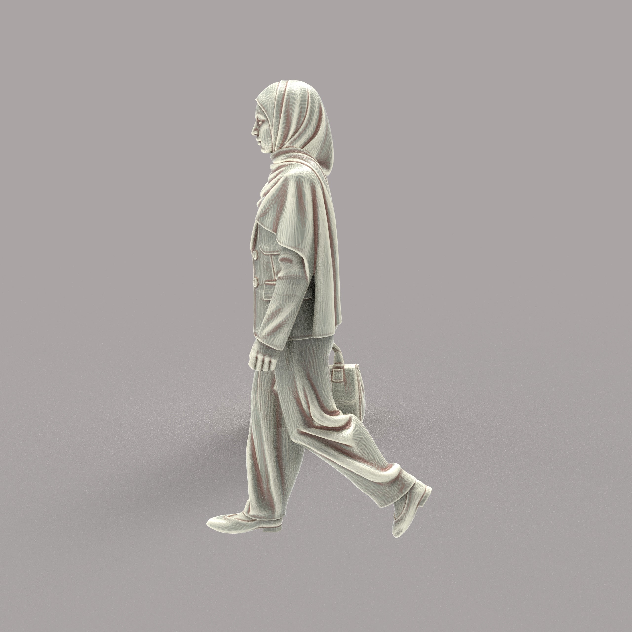 MM4192 Female Wearing Head Scarf