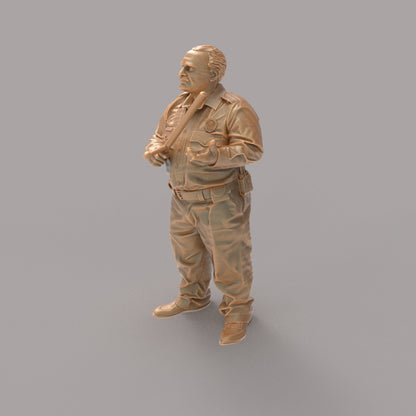 MM4193 Police Officer with a baton