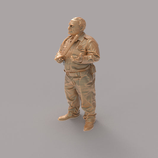 MM4193 Police Officer with a baton