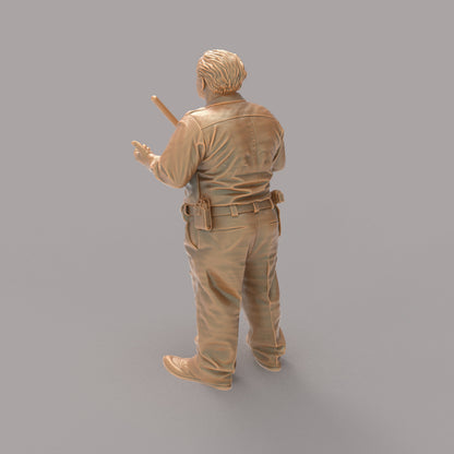 MM4193 Police Officer with a baton