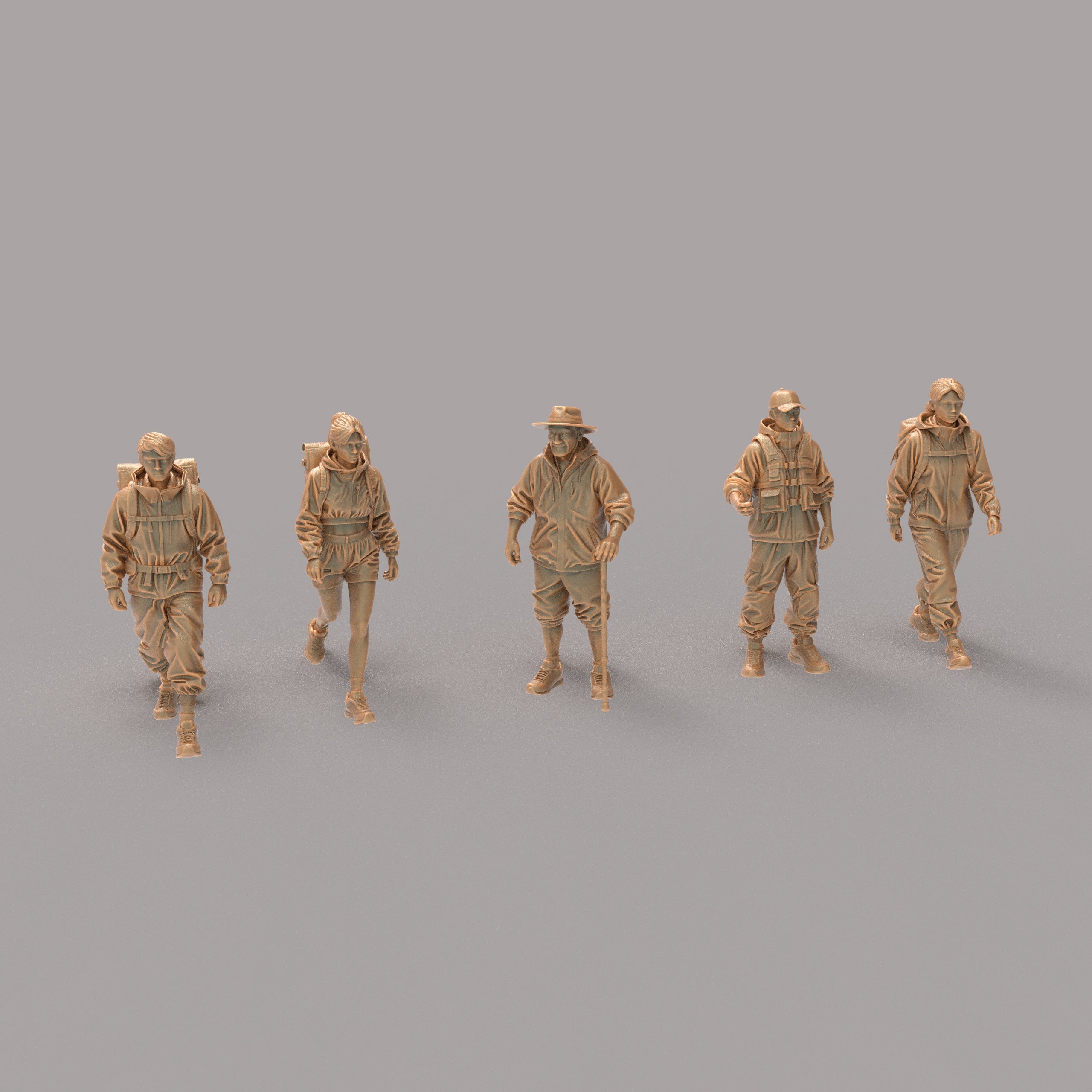 MM4197 Camping Hikers Group