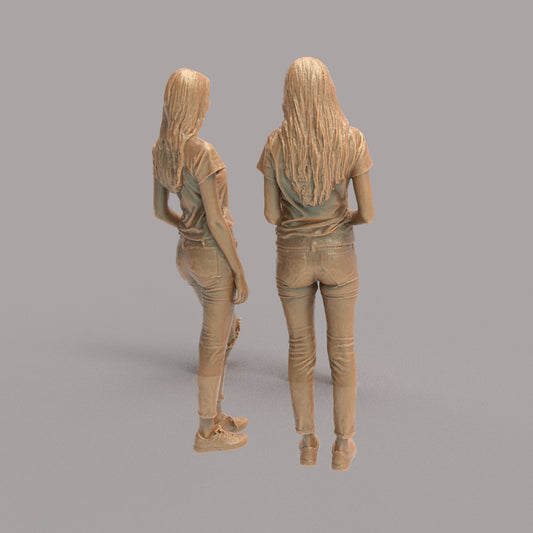 MM4294 Young Female Twins