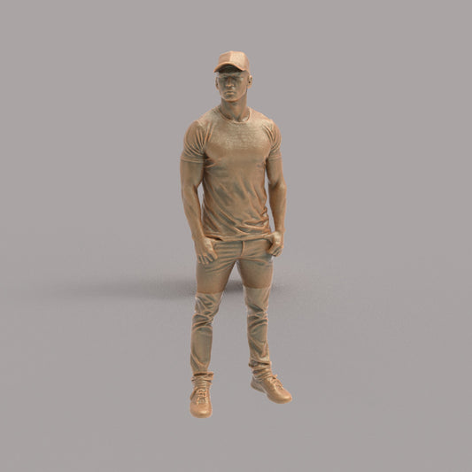 MM4307 Young Male wearing Tshirt