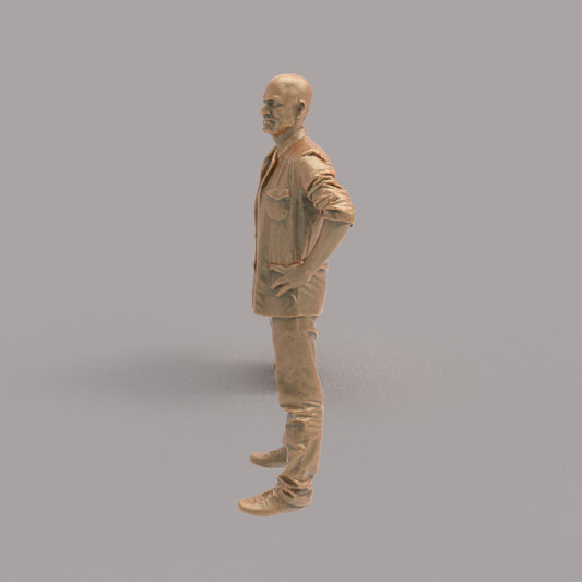 MM4310 Older Male hands on Hips