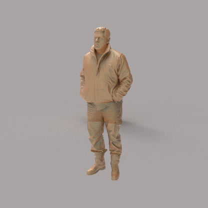 MM4319 Male Hands in Jacket Pockets