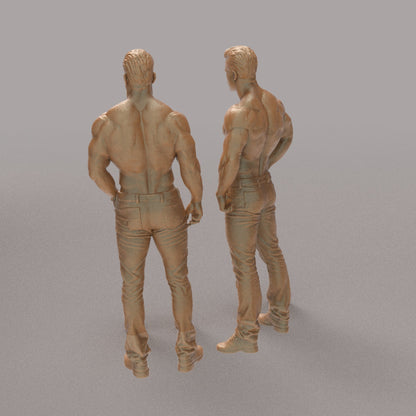 MM4328 2 Bare Chested Males